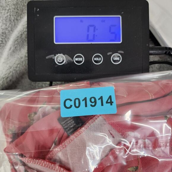 Forever 21 Top Womens M Pink Floral V-Neck Long Sleeve Button Front Preppy - Picture 9 of 9